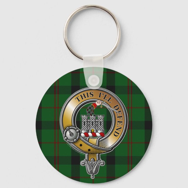 Kincaid Tartan & Badge Keychain (Front)