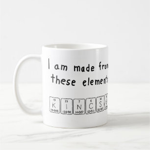 Kincsö periodic table name mug