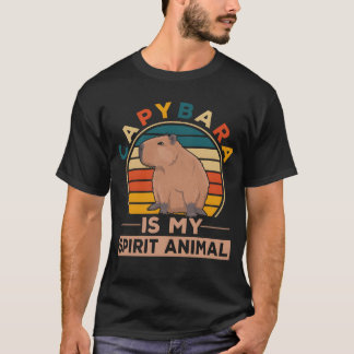 Kind Animal Lover Happy Capybara family T-Shirt