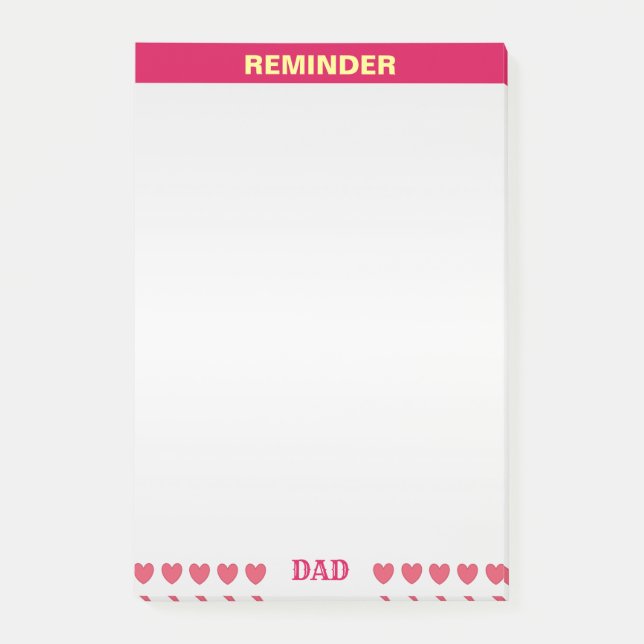 Kind/Gentle Reminder Post-it Notes (Front)