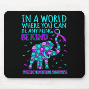 Kind Happy Suicide Prevention Awareness Support Gr Mouse Pad