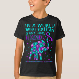 Kind Happy Suicide Prevention Awareness Support Gr T-Shirt