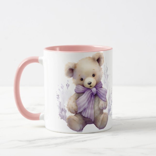  Kind Heart Gentle Bear Mug - Cute Bear Design (Left)