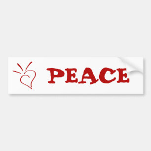 Kind Heart Red - Bumper Sticker