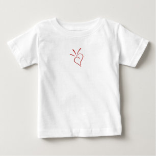 Kind Heart Red Mini - Baby T-Shirt