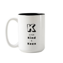 Kind K - Personalized Luxury Praise Mug