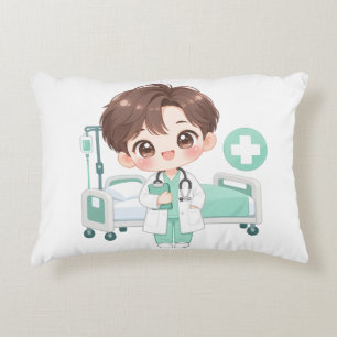 Kind Little Doctor Accent Pillow