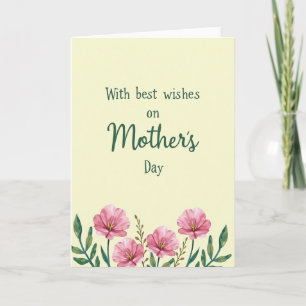 Kind Mothers Day Floral Card