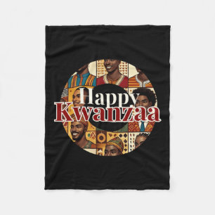 Kind Of A Big Deal Happy Kwanzaa Sign Celebration  Fleece Blanket