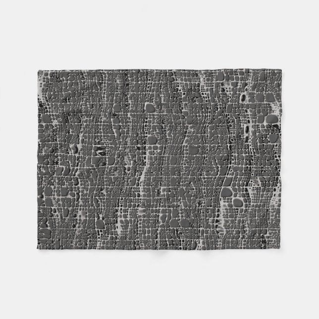 Kind Of Grey Concrete Fleece Blanket (Front (Horizontal))