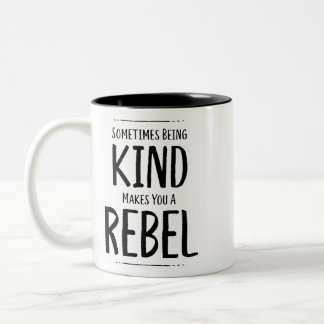 Kind Rebel Two-Tone Coffee Mug