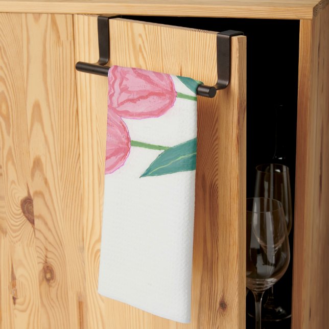 Kind Tulips  Kitchen Towel (Thirds Fold)