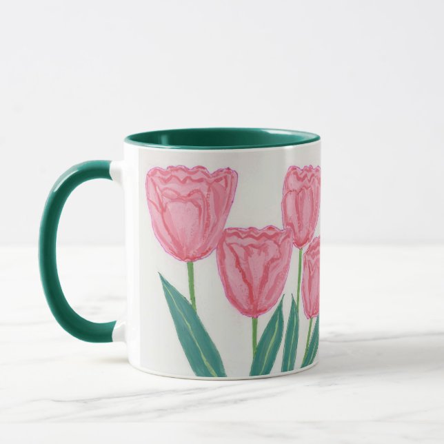 Kind Tulips  Mug (Left)
