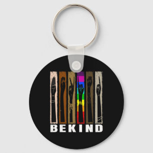 Kind Usa Sign Language Hand Talking Teachers Lgbtq Keychain