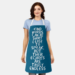 Kind words apron