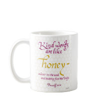 Kind Words Are Like Honey Bible Verse Christian