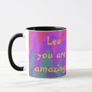 Kind Words Cool Arty Vibe Colorful Mug