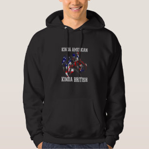 Kinda American Kinda British Dual Citizenship US U Hoodie