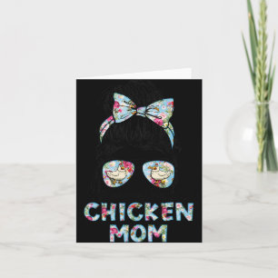 Kinda Busy Being A Chicken Mom New Mom Mother's Da Card