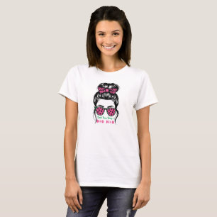 Kinda Busy Being a Dog Mom, Dog Mom Typography T-Shirt