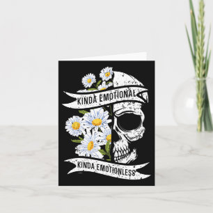 Kinda Emotional Kinda Emotionless Mental Health 1 Card