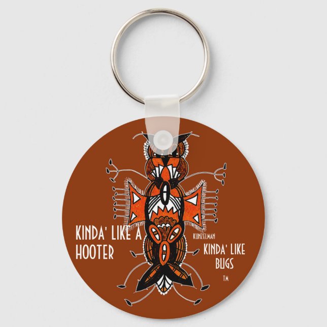 KINDA' LIKE A HOOTER KEYCHAIN (Front)