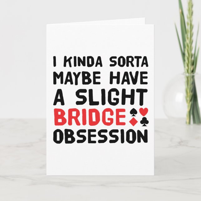 Kinda Sorta Bridge Obsession - Duplicate Player Card (Front)