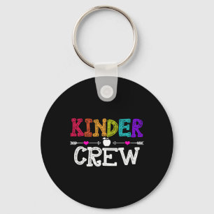 Kinder Crew Back To School Kindergarten Teacher St Keychain