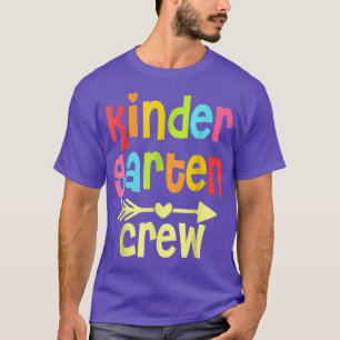 Kinder Crew Funny Kindergarten Teacher 1st Day of T-Shirt