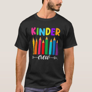 Kinder Crew Teacher Back To School Kindergarten Pe T-Shirt
