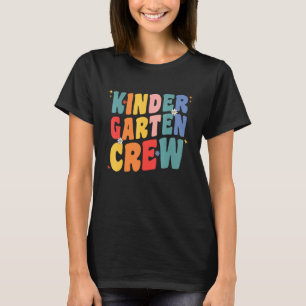 Kinder Kindergarten Crew Teacher For Women Kids Re T-Shirt