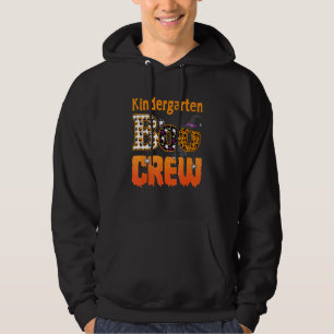Kinder Teacher Student Halloween Kindergarten Boo Hoodie