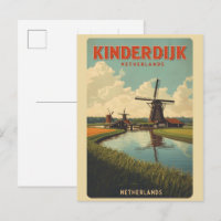 Kinderdijk Holland Netherlands WindMills gifts
