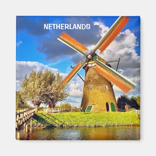 KINDERDIJK, NETHERLANDS MAGNET (Front)