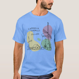 Kinderdijk Windmills Holland 1 T-Shirt