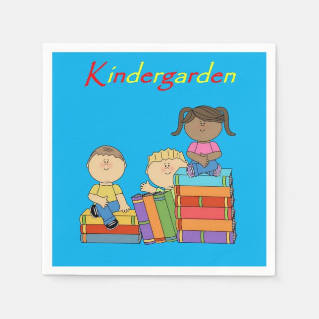Kindergarden Paper Napkins (Front)