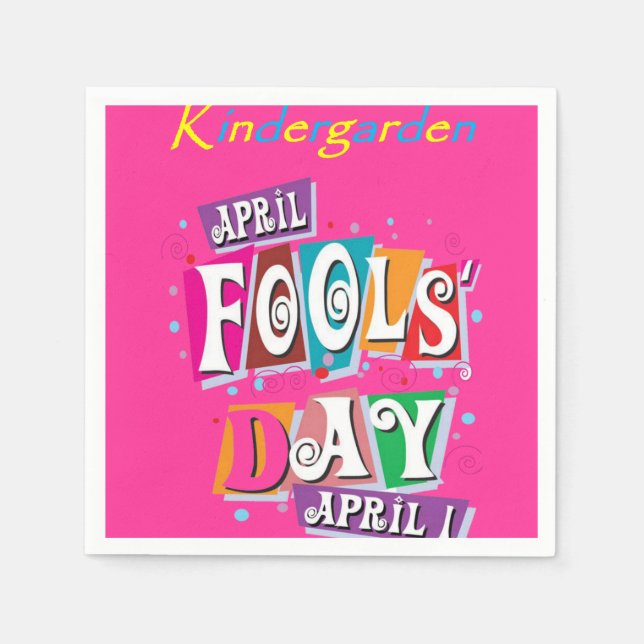 Kindergarden Paper Napkins (Front)