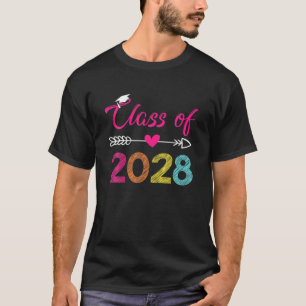 Kindergarten 2021 T Class Of 2028 Grow With Me T-Shirt
