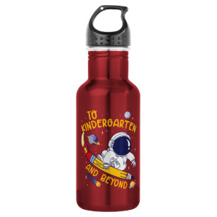 Kindergarten And Beyond Astronaut Back To School 532 Ml Water Bottle