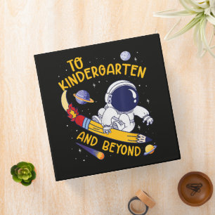 Kindergarten And Beyond Astronaut Back To School Binder