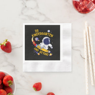 Kindergarten And Beyond Astronaut Back To School Napkin