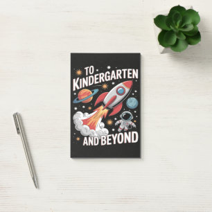 Kindergarten and Beyond Astronaut Back to School Post-it Notes