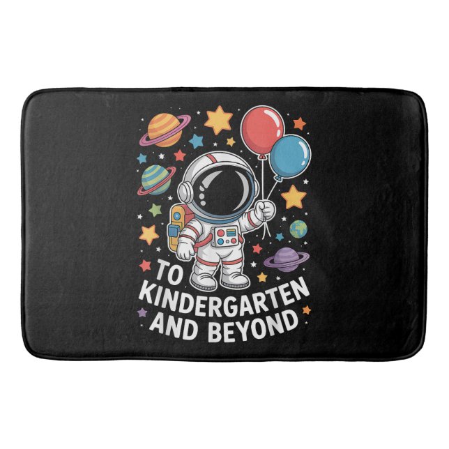 Kindergarten And Beyond Astronaut Space Bath Mat (Front)