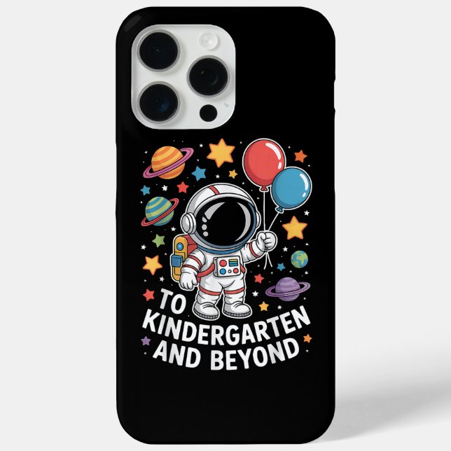 Kindergarten And Beyond Astronaut Space Case-Mate iPhone Case (Back)