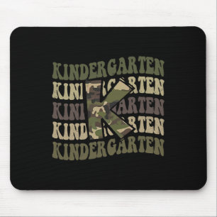 Kindergarten Camo Camouflage Boy Teacher Back To S Mouse Pad