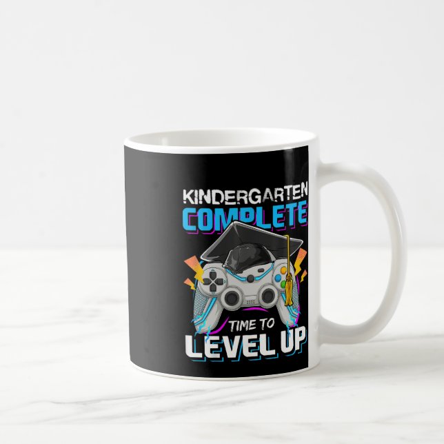 Kindergarten Complete Time To Level Up Video Game  Coffee Mug (Right)