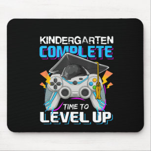Kindergarten Complete Time To Level Up Video Game Mouse Pad