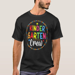 Kindergarten Crew Happy Kids First Day Of School T-Shirt