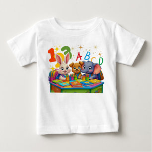 Kindergarten Cuties – ABC Animal Friends Toddler  Baby T-Shirt
