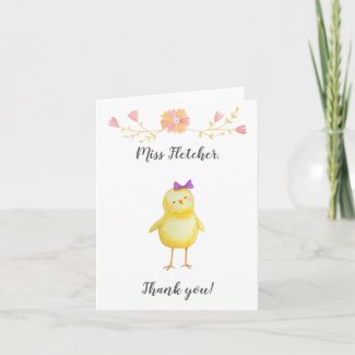 Kindergarten Elementary School Teacher thank you
